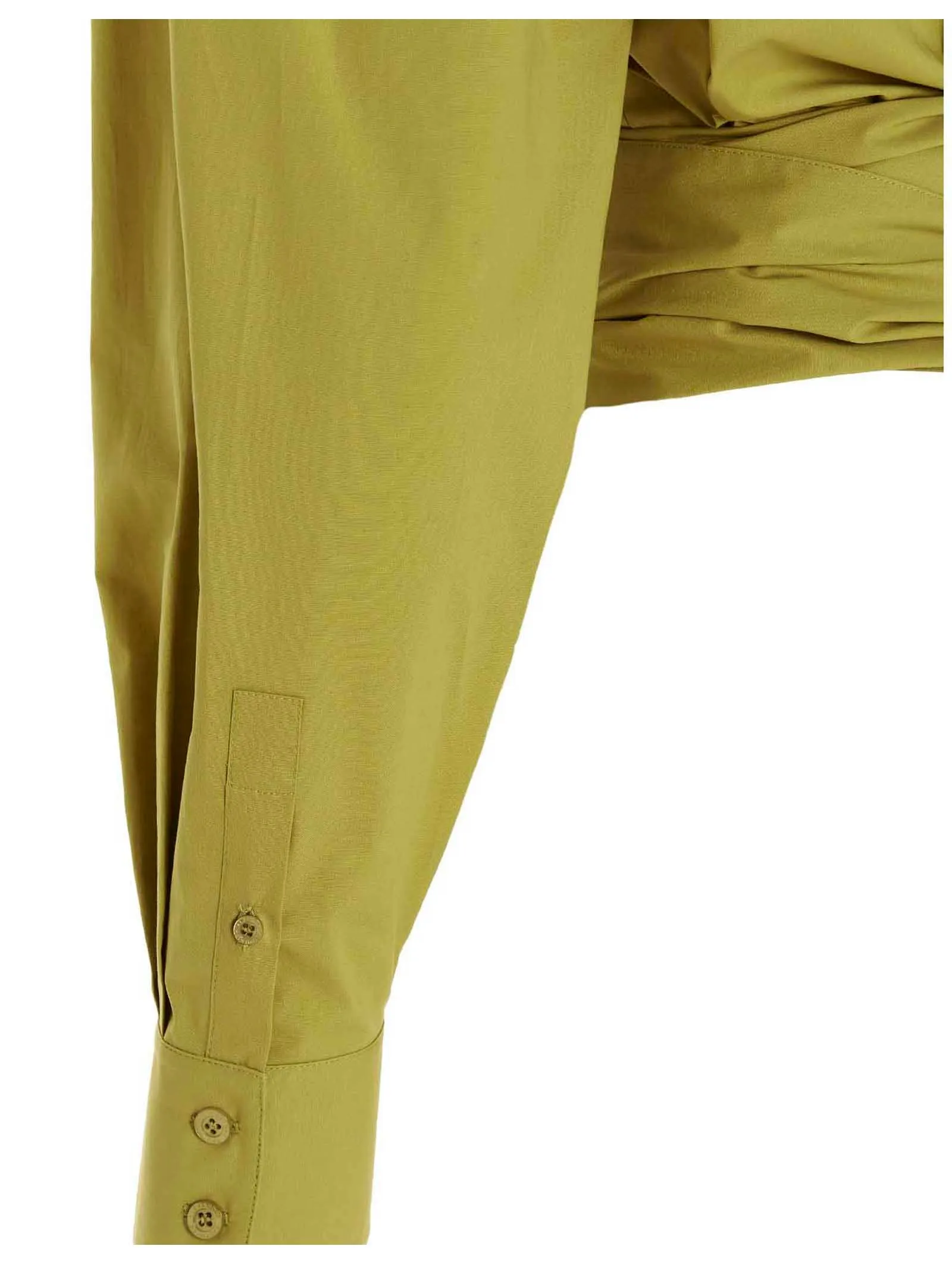 Alexandre Vauthier Tie-Waist Cropped Shirt
