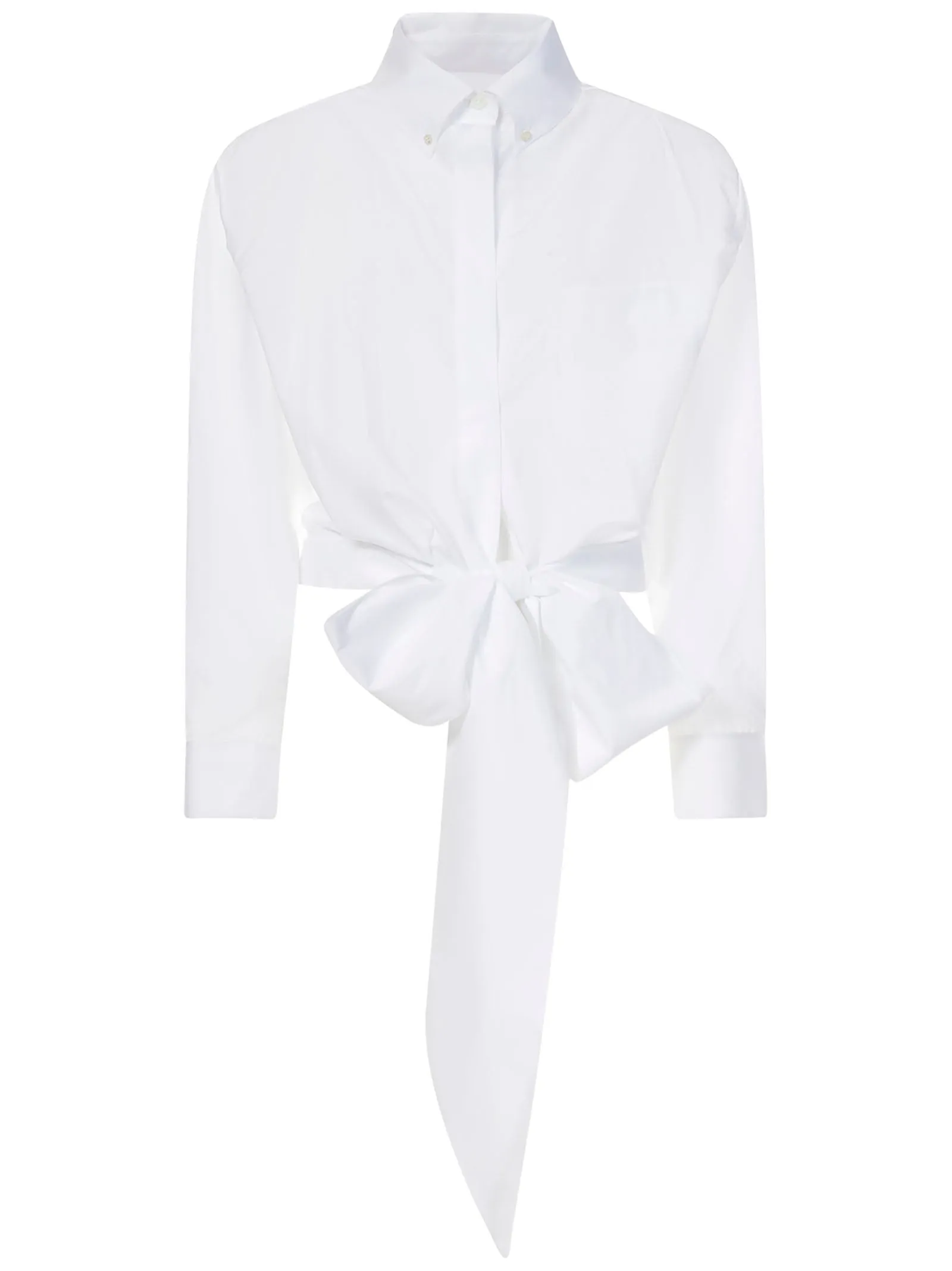 Alexandre Vauthier Tie-Waist Oversized Shirt