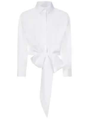 Alexandre Vauthier Tie-Waist Oversized Shirt