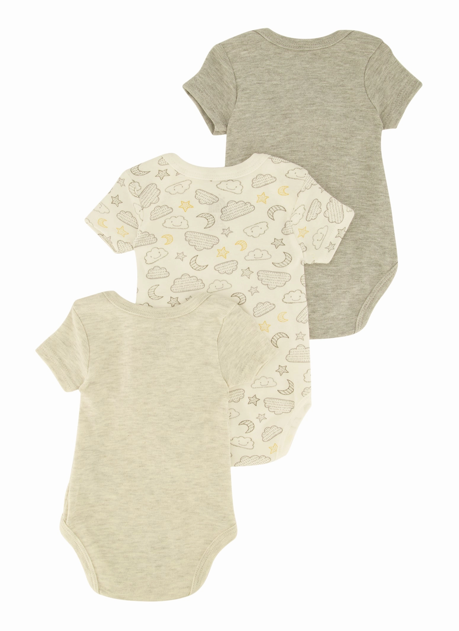 Baby Boys 0-9M Little Dreamer Graphic Bodysuits 3 Pack
