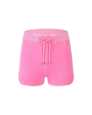 Balmain X Barbie Velvet Shorts