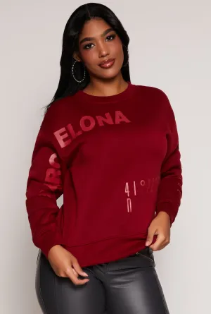 Barcelona Graphic Sweatshirt