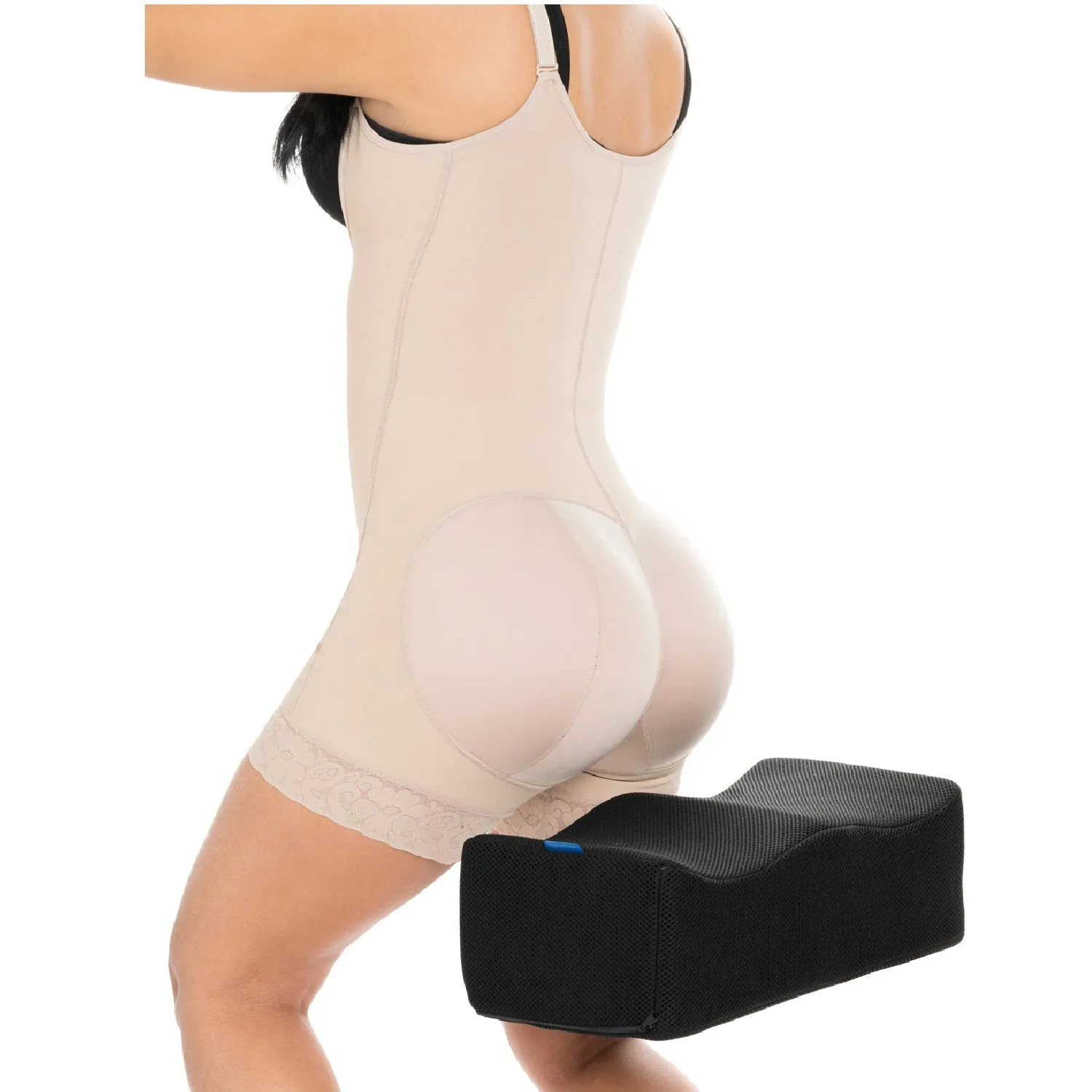 Be Shapy | Diane & Geordi 2396 Womens Post Surgery Shapewear   BBL Recovery Pillow Bundle