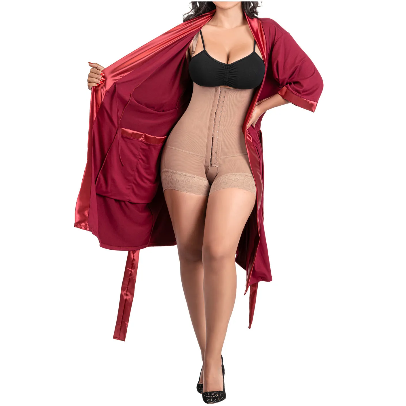 Be Shapy | Fajas Colombianas Post Surgery Stage 1 and 2 Op Shapewear   After Surgery Pajamas Bundle