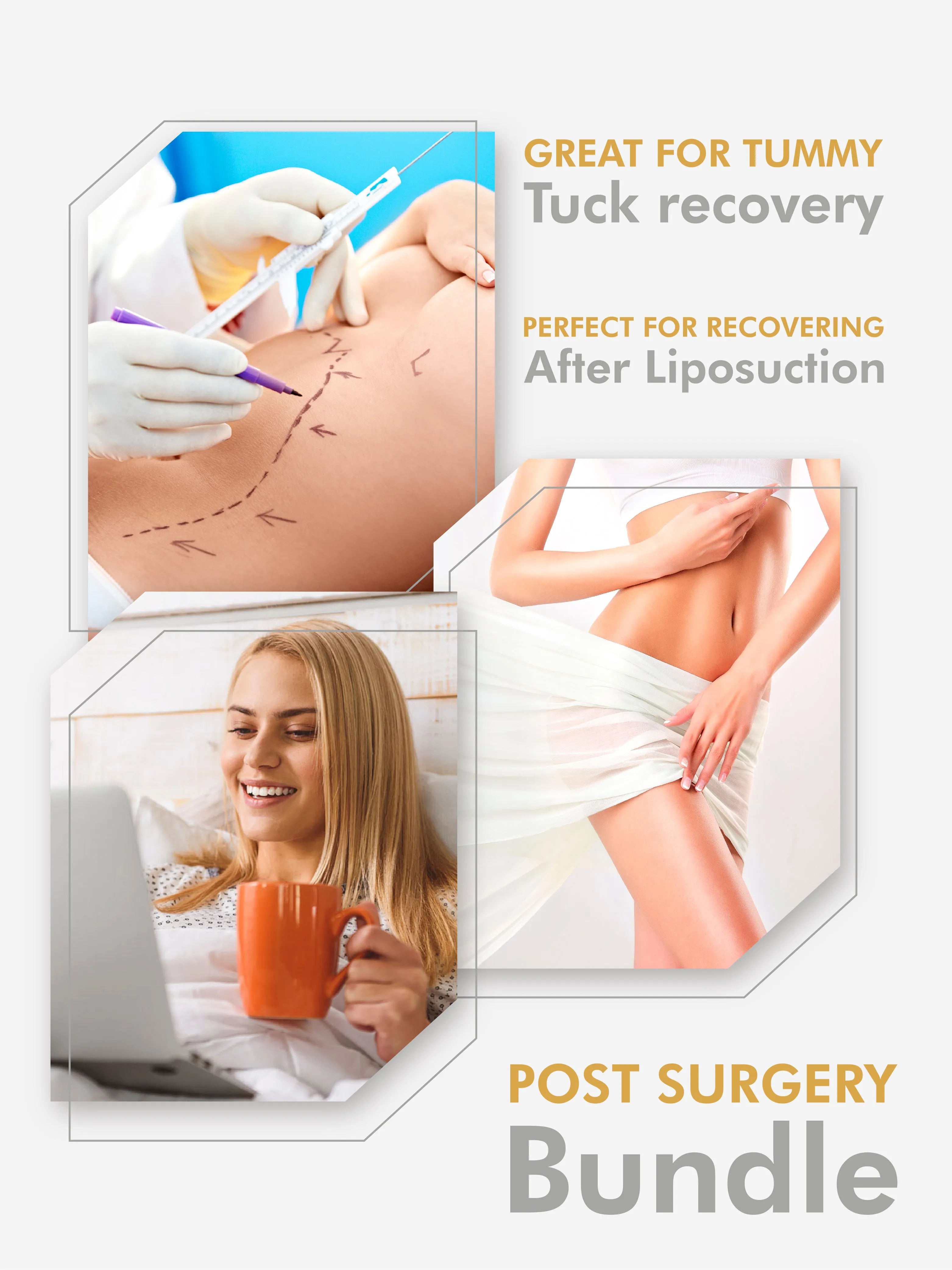 Be Shapy | Sonryse 053 Shapewear After Surgery   Lipo Ab Board and Liposuction Foam Combo