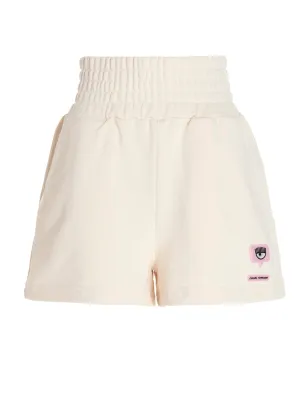 Chiara Ferragni Eyelike High-Waist Track Shorts