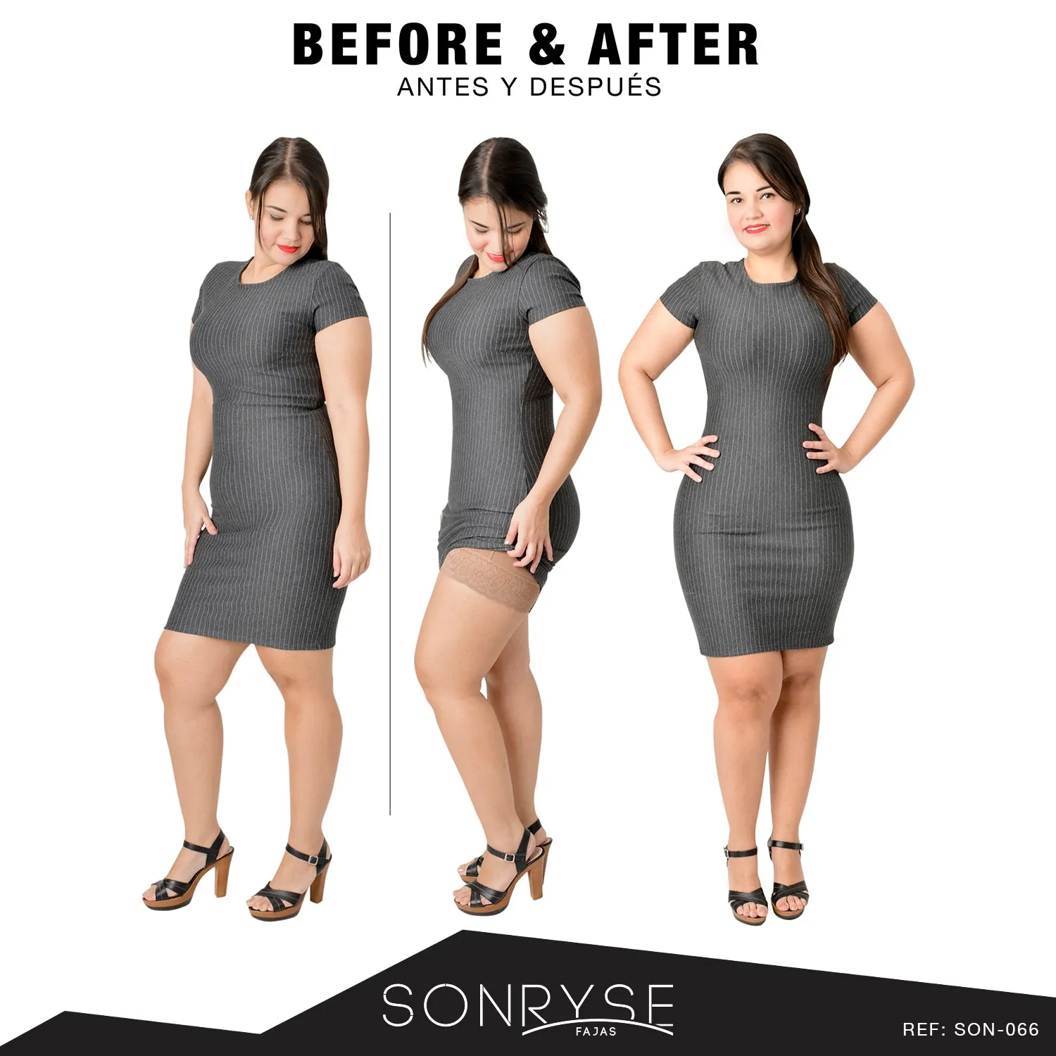 Daily Use Best Everyday Shapewear Open bust Medium compression & Butt-lifting effect Fajas Sonryse066BF