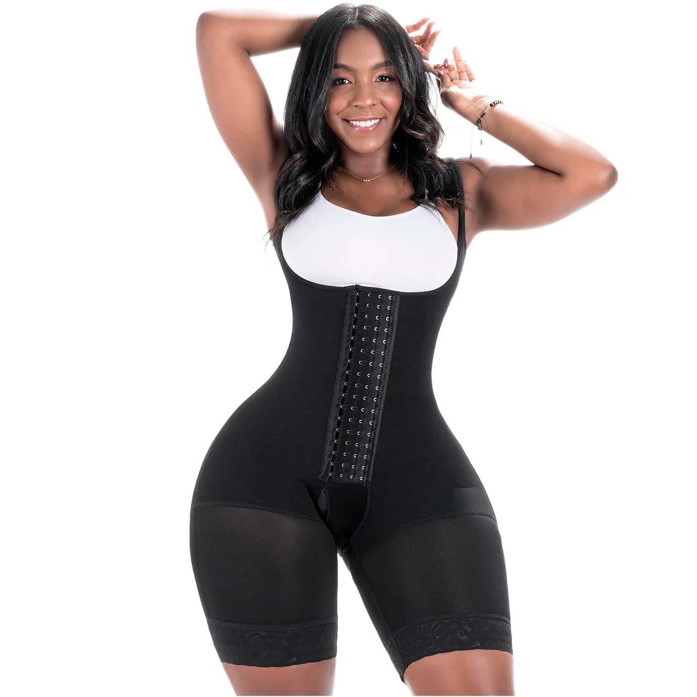 Daily Use Shapewear for Women Bum Lifter Tummy Control Mid Thigh Faja Bling Shapers 098BF