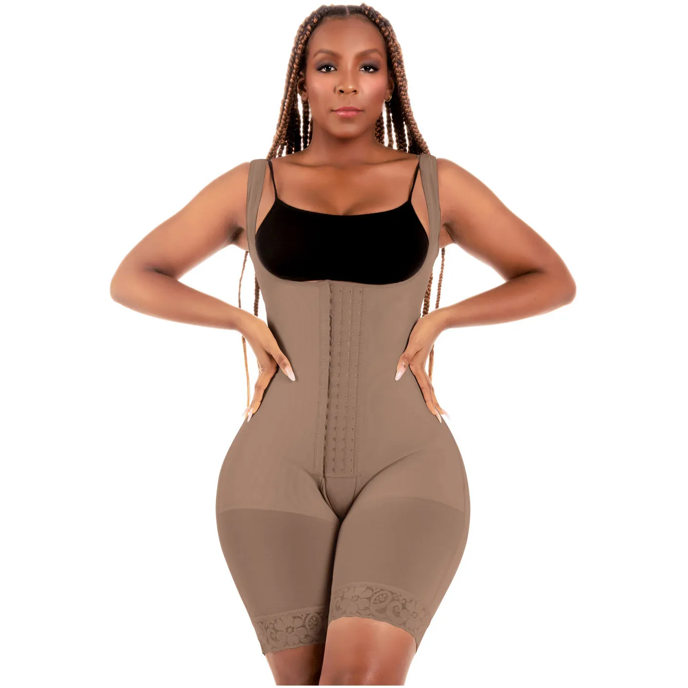 Daily Use Shapewear for Women Bum Lifter Tummy Control Mid Thigh Faja Bling Shapers 098BF