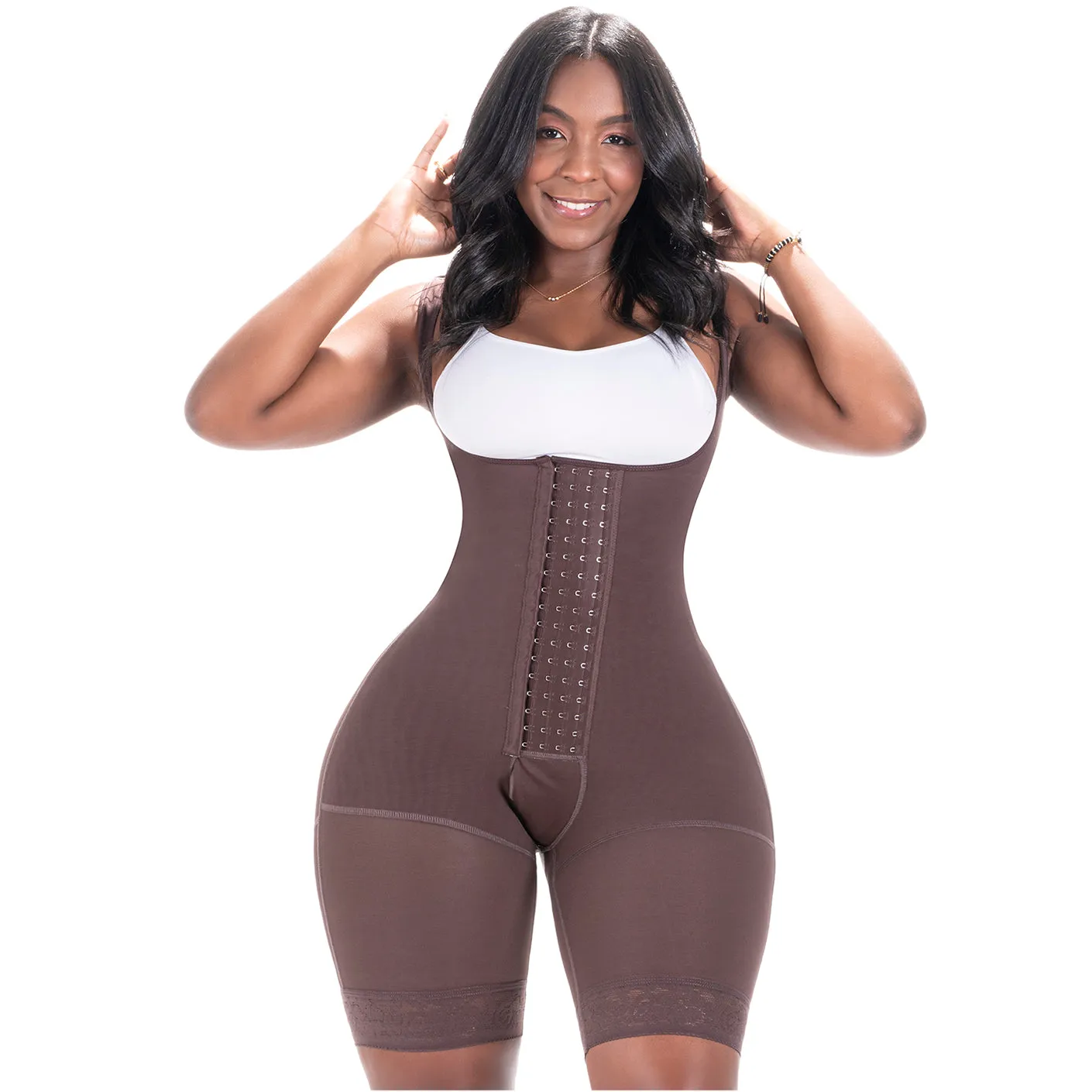 Daily Use Shapewear for Women Bum Lifter Tummy Control Mid Thigh Faja Bling Shapers 098BF