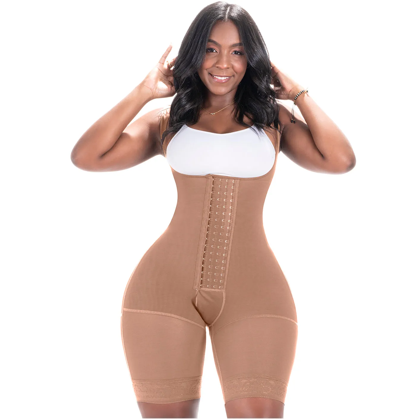 Daily Use Shapewear for Women Bum Lifter Tummy Control Mid Thigh Faja Bling Shapers 098BF