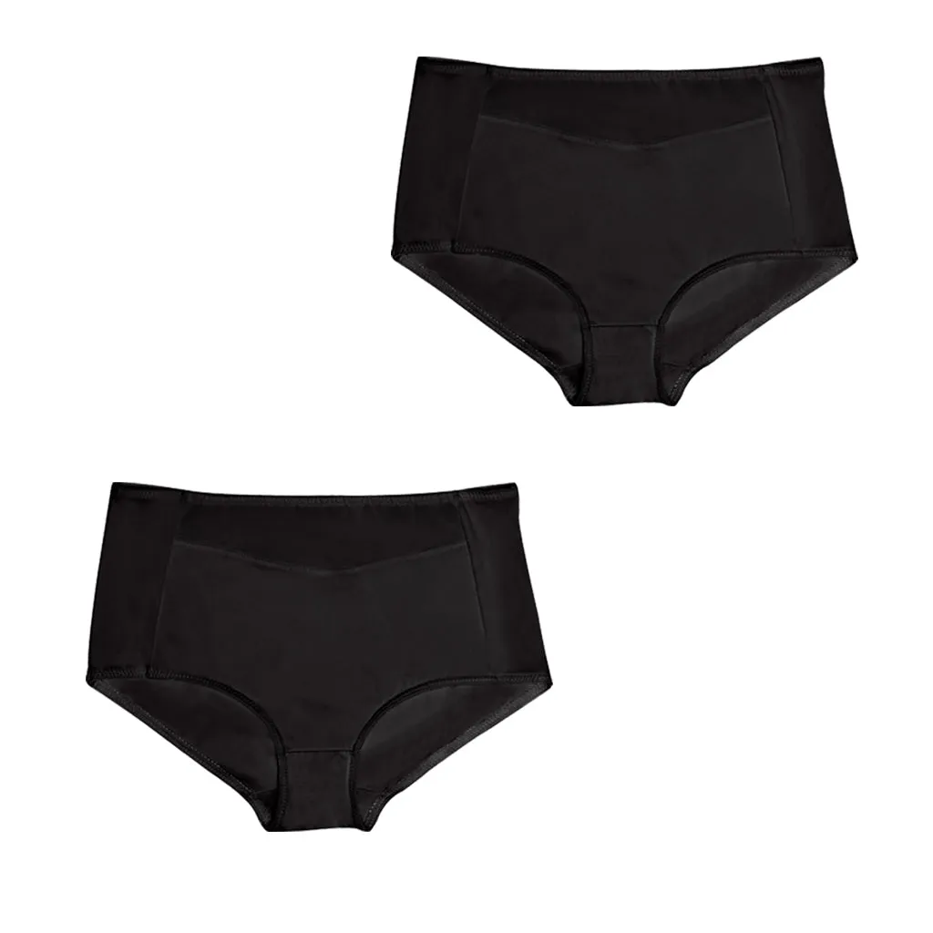 Daily Use Under Wear 2-Pack Seamless Slim Panties Shapewear High Waist Sonryse SP645NC