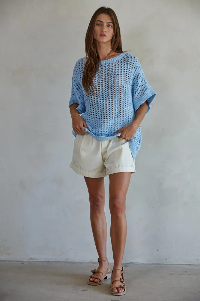 DONI OPEN KNIT SWEATER