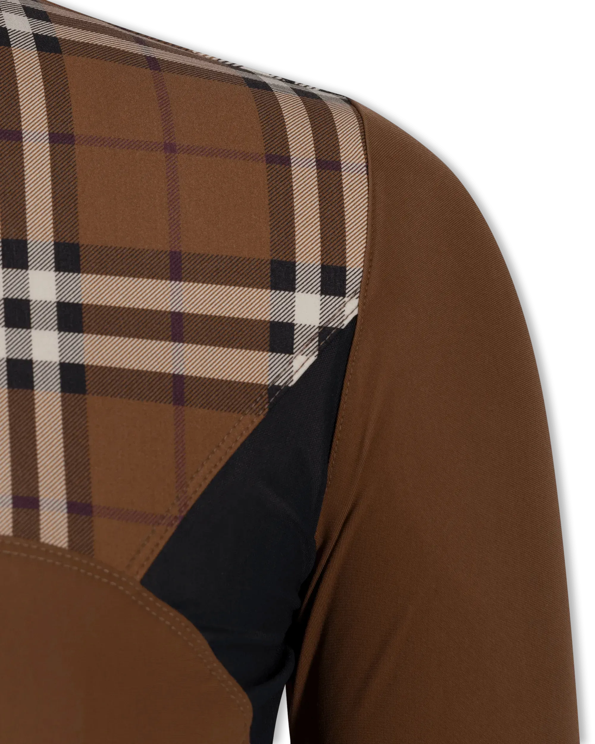 Everley Check Athlete Leisure Long Sleeve Top
