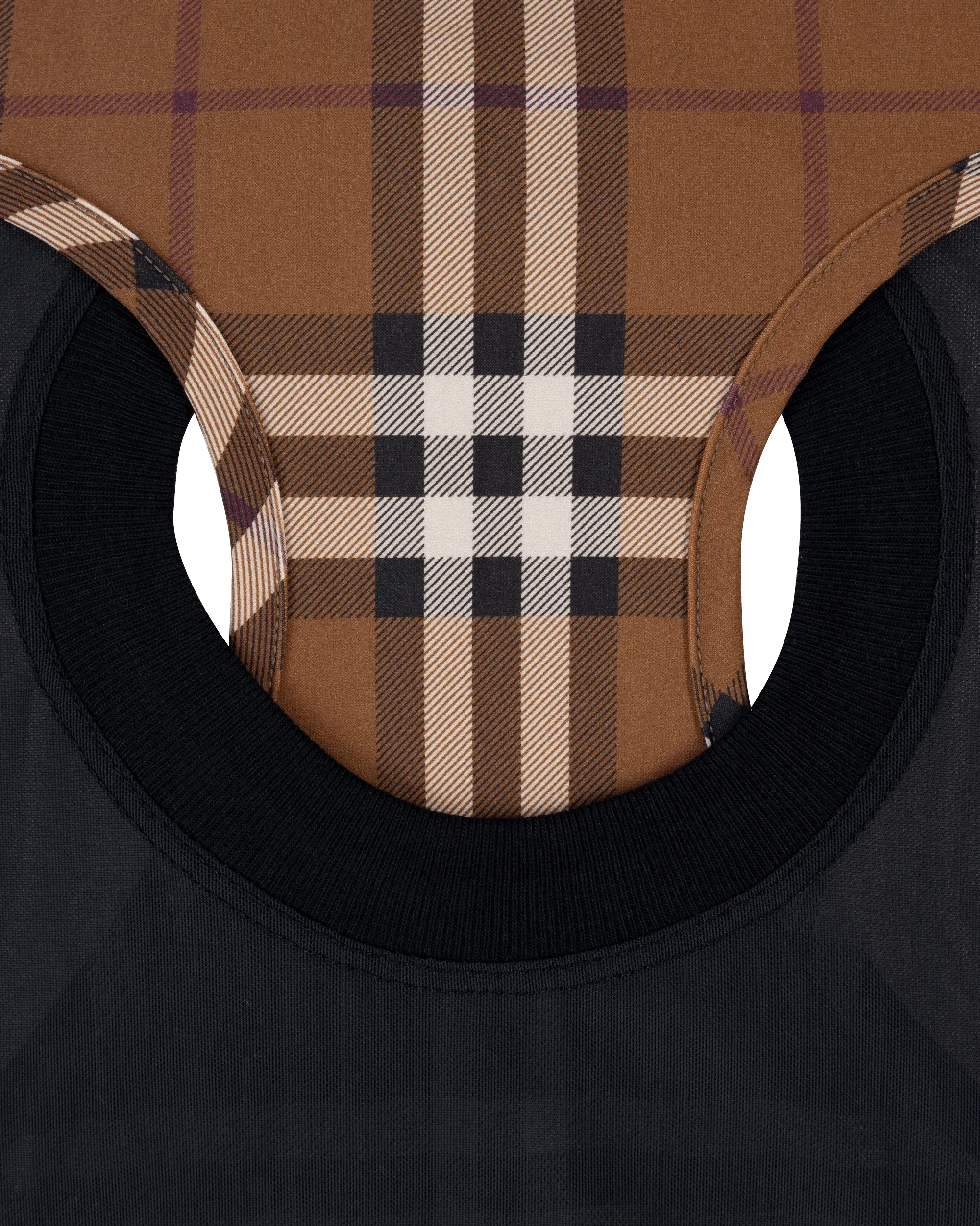 Everley Check Athlete Leisure Long Sleeve Top