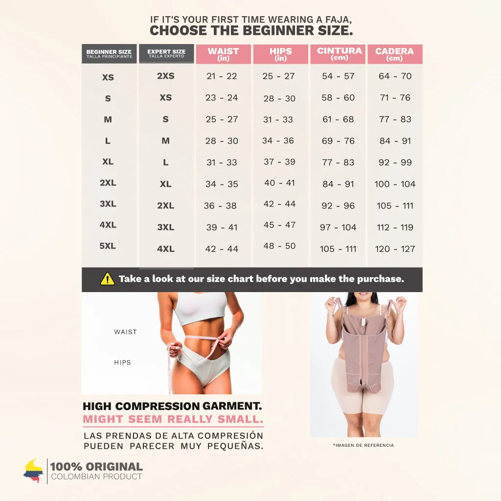 Everyday Use & Postpartum Girdle Open Bust & Butt Lifters Fajas Laty 21111