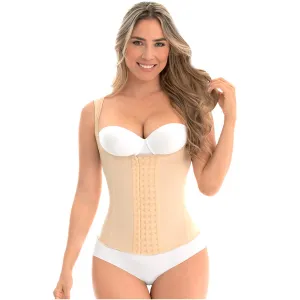 Fajas MYD C-4055 | Faja Colombiana Compression Tummy Tuck Vest Girdle | Open Bust Shapewear