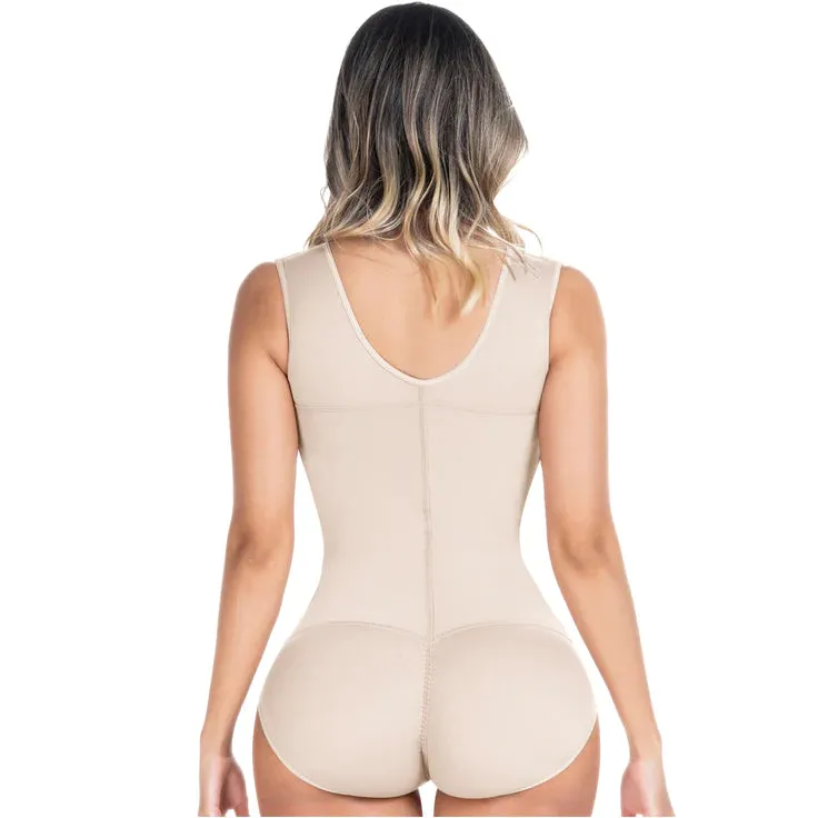 Fajas Sonryse 056BF | Colombian Postpartum Shapewear Bodysuit with Built-in Bra
