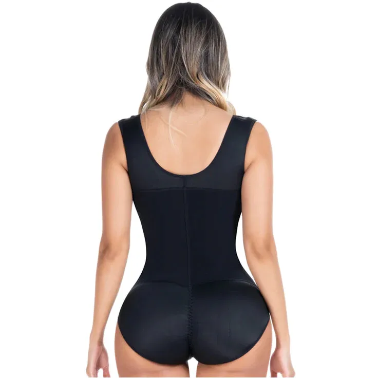 Fajas Sonryse 056BF | Colombian Postpartum Shapewear Bodysuit with Built-in Bra