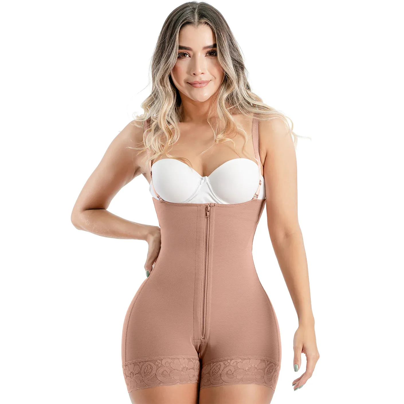 Fajas Sonryse 095ZF | Colombian Shapewear Bodysuit | Postpartum. Everyday Use and Dress Nightout