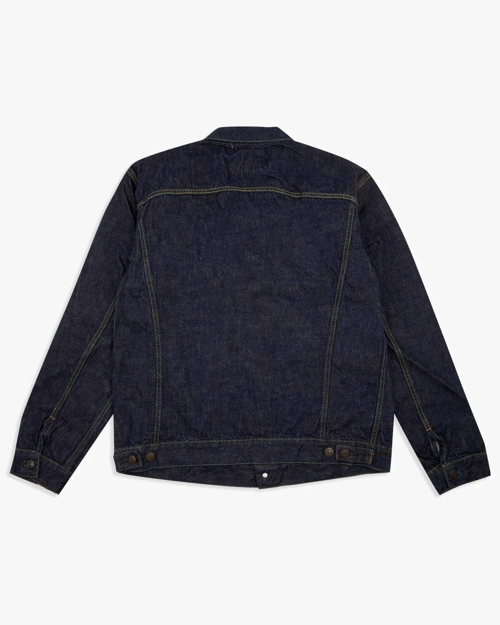 Fullcount 2101-W20 13.7oz Selvedge Type III Denim Jacket - Indigo Onewash