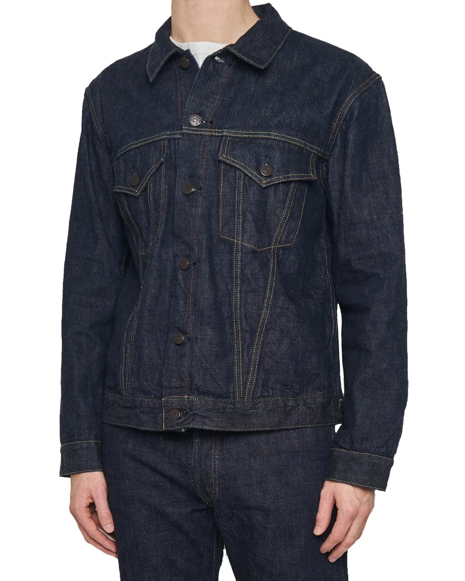 Fullcount 2101-W20 13.7oz Selvedge Type III Denim Jacket - Indigo Onewash