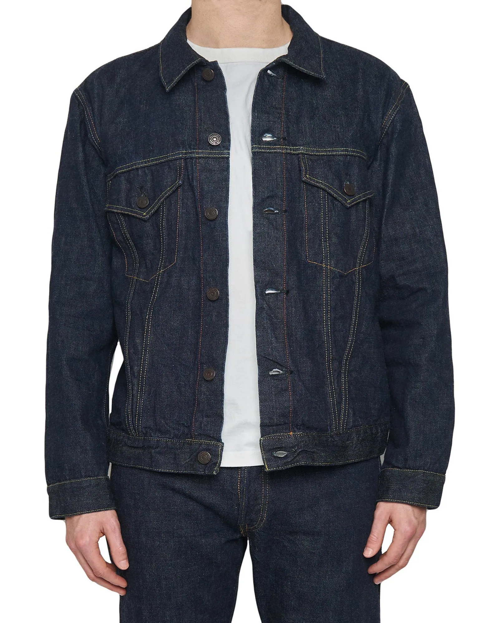 Fullcount 2101-W20 13.7oz Selvedge Type III Denim Jacket - Indigo Onewash