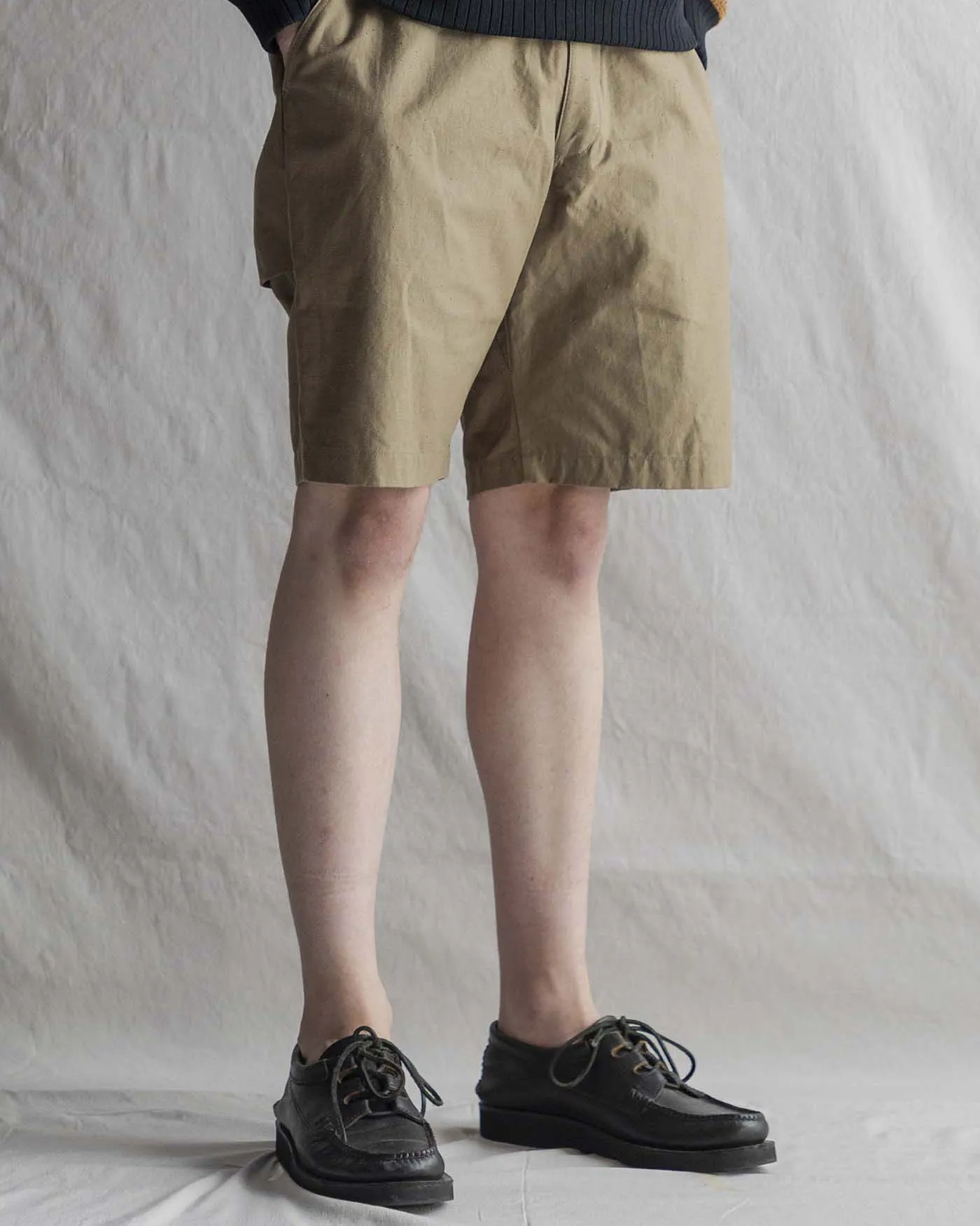 Jackman Back Nep Umps Shorts - Sepia