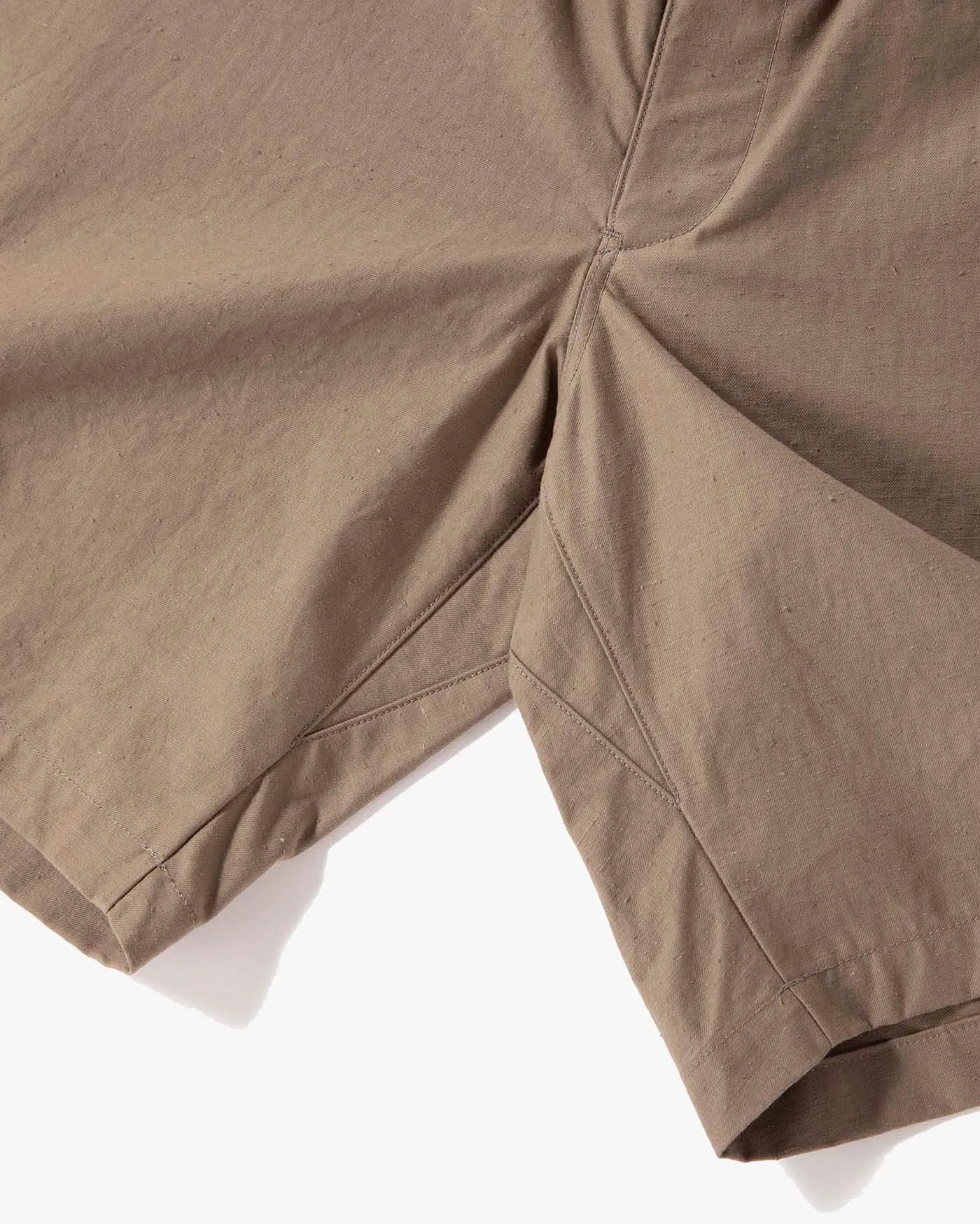 Jackman Back Nep Umps Shorts - Sepia