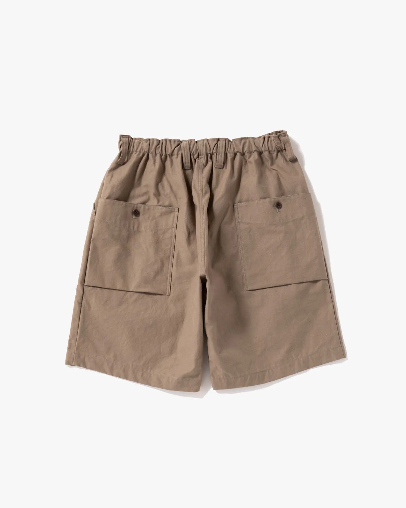 Jackman Back Nep Umps Shorts - Sepia