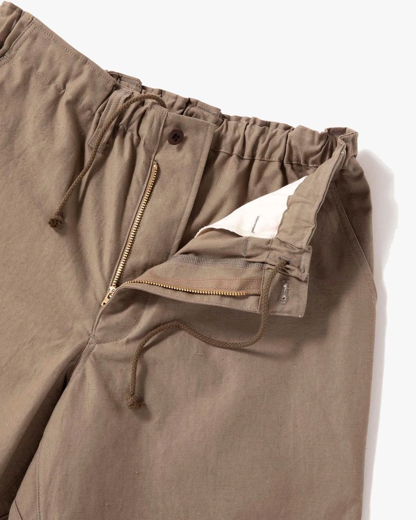 Jackman Back Nep Umps Shorts - Sepia