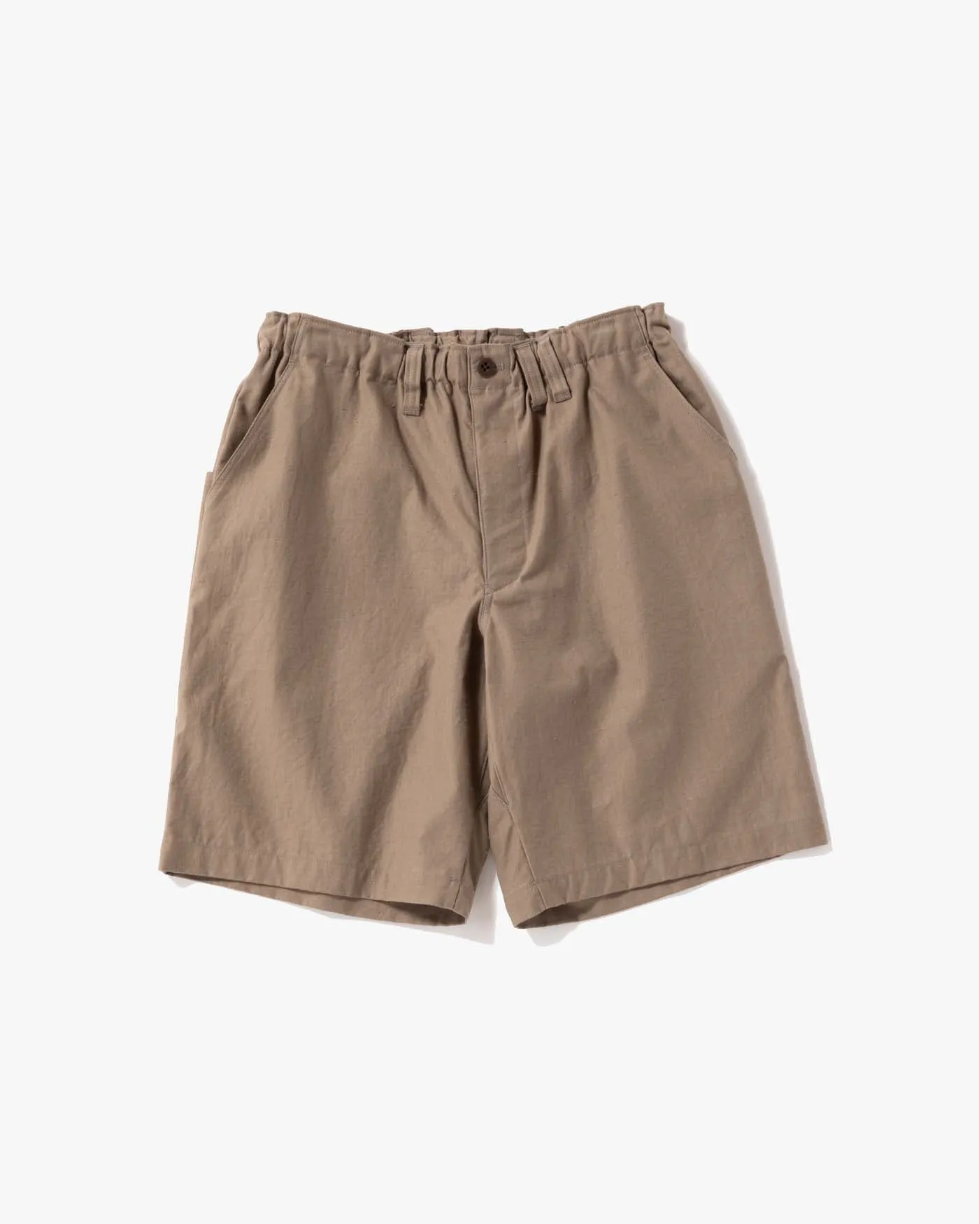Jackman Back Nep Umps Shorts - Sepia