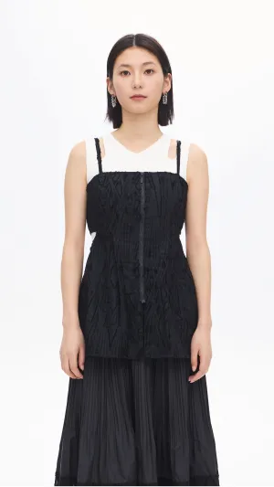 Jacquard Pattern Bustier