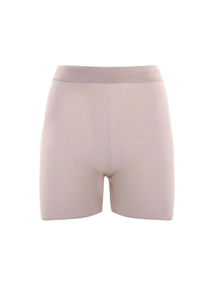Jacquemus High Waist Knitted Cycling Shorts