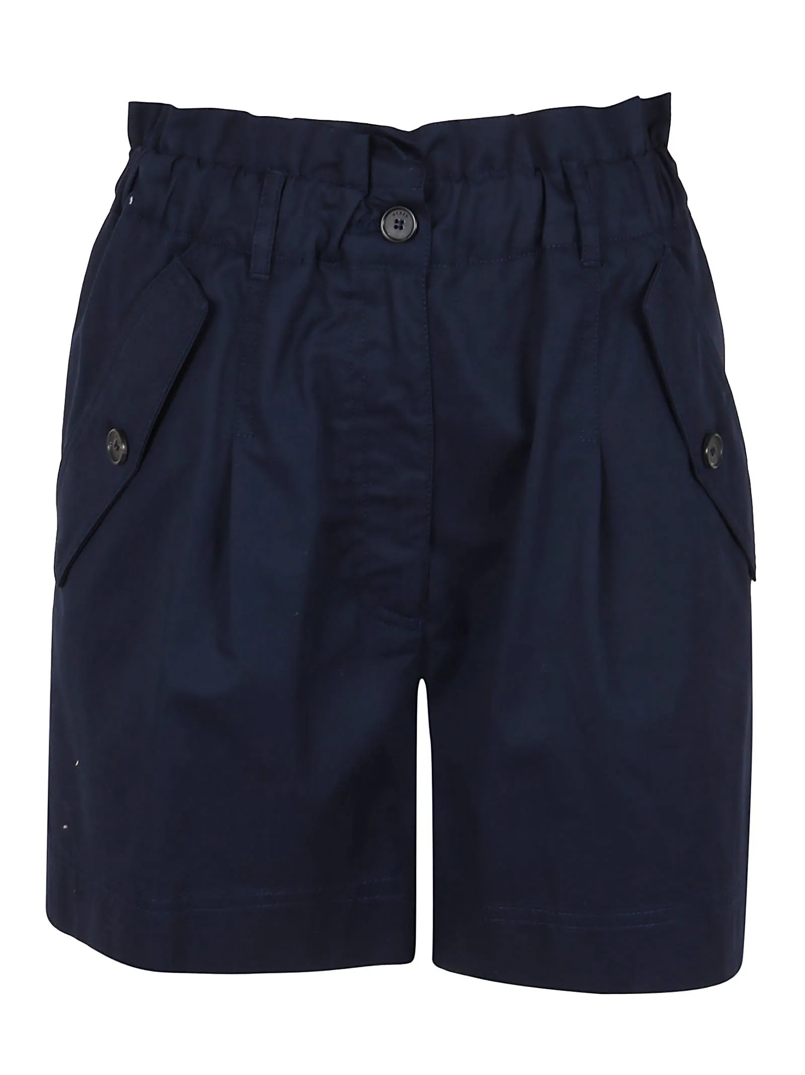 Kenzo High-Waisted Elastic Waist Shorts