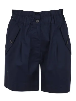 Kenzo High-Waisted Elastic Waist Shorts