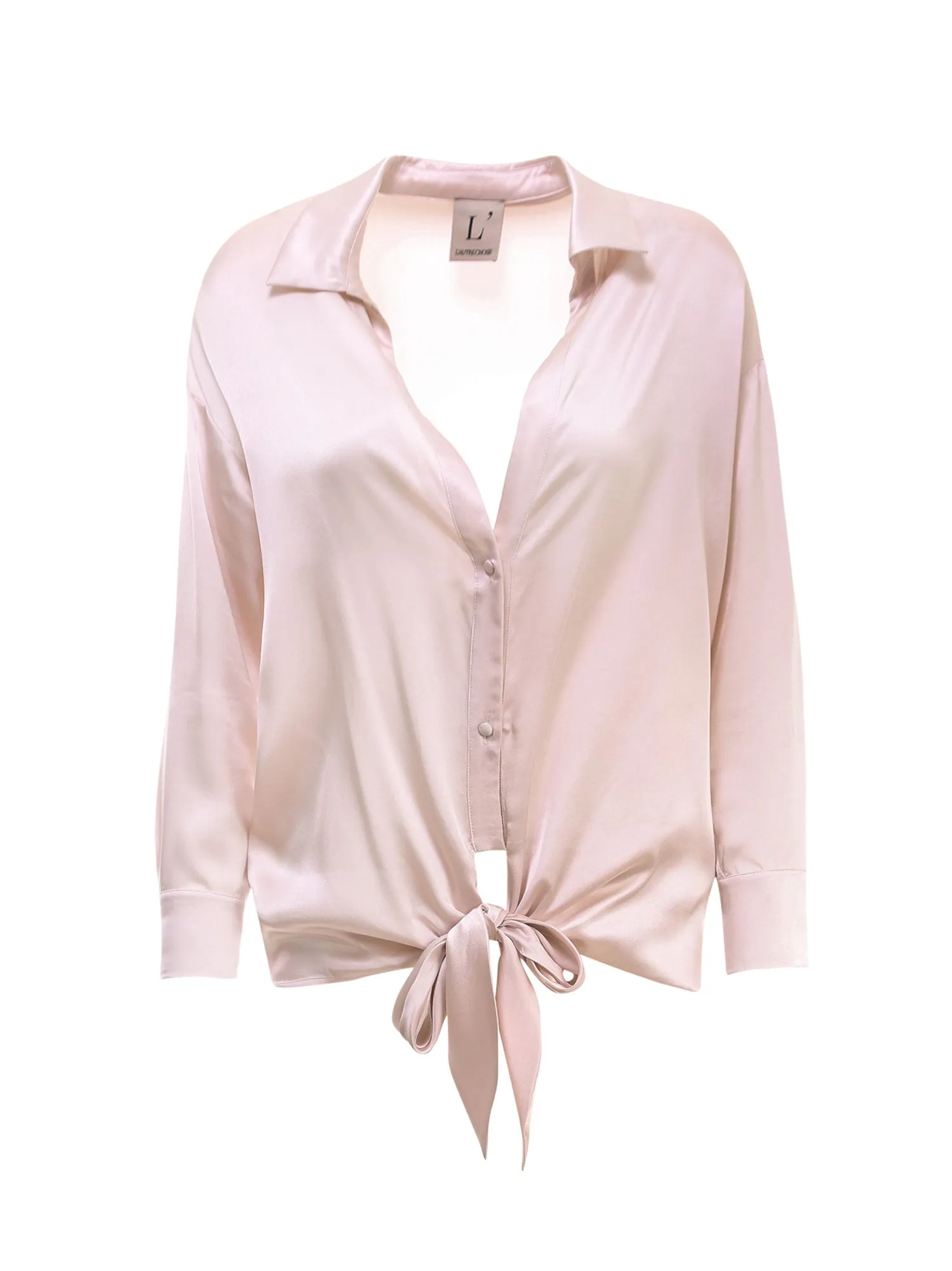 L'Autre Chose Tie Waist Button Up Shirt