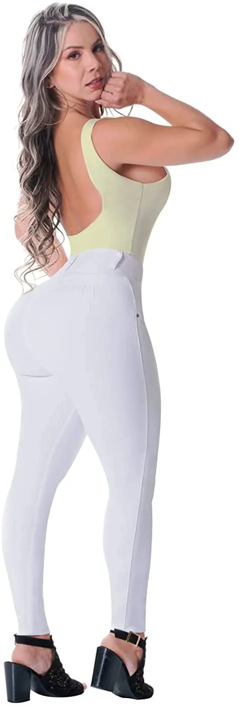 Lowla 242221 | High Waisted Colombian Butt Lifter Skinny Jeans For Women