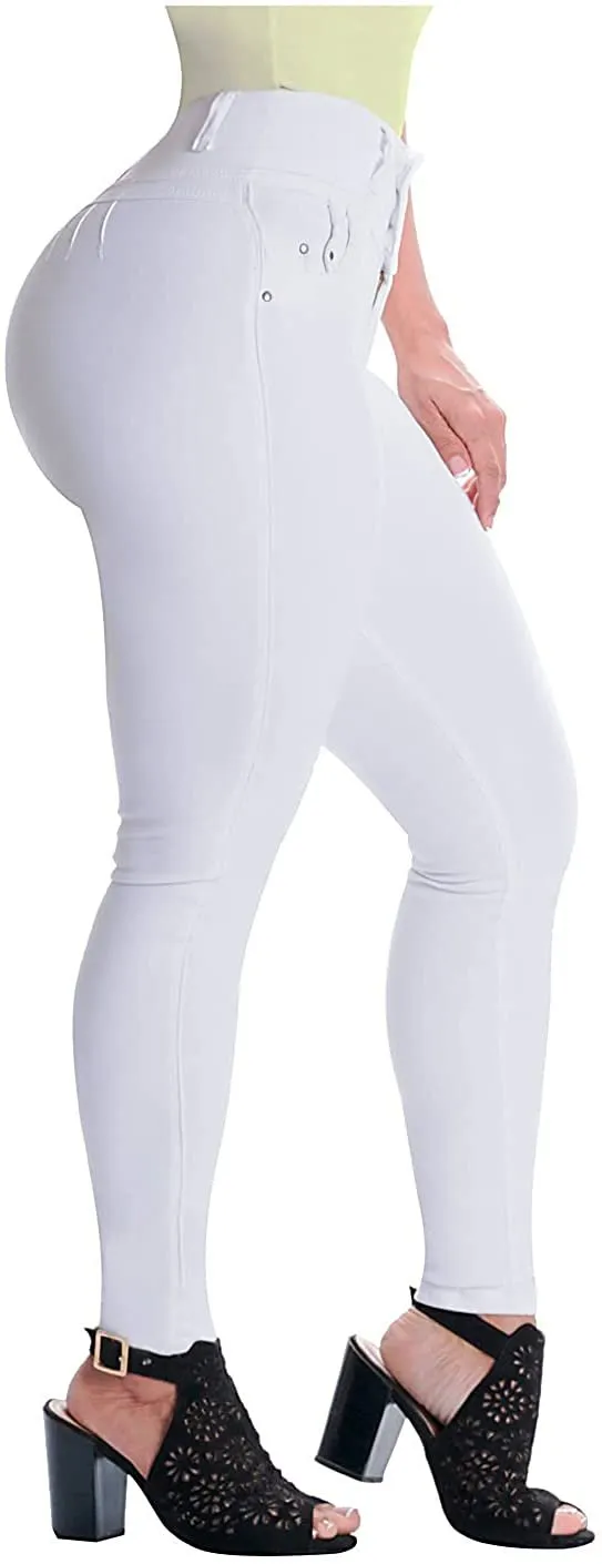 Lowla 242221 | High Waisted Colombian Butt Lifter Skinny Jeans For Women