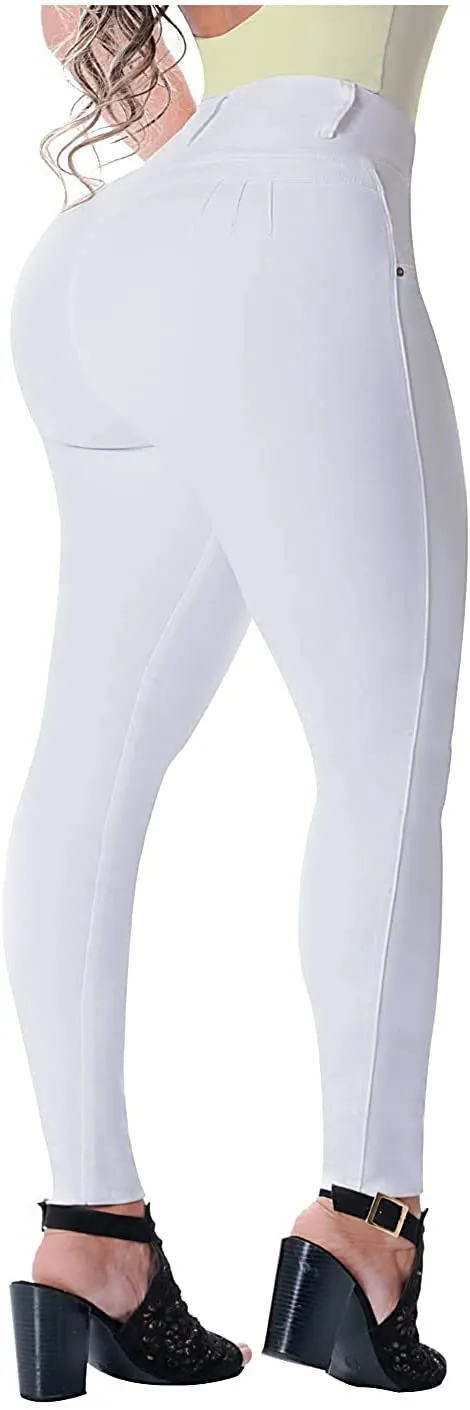 Lowla 242221 | High Waisted Colombian Butt Lifter Skinny Jeans For Women