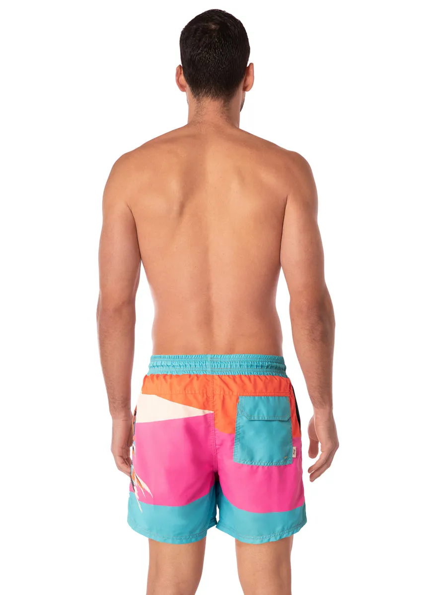 Maaji Electric Sunrise Sailor Sporty Shorts