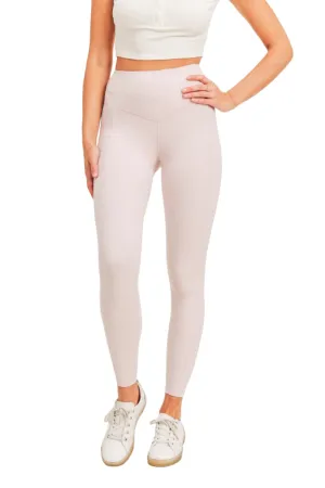 Mono B BRONZE - Side Panel V-Band High Waist Leggings APH-A0326