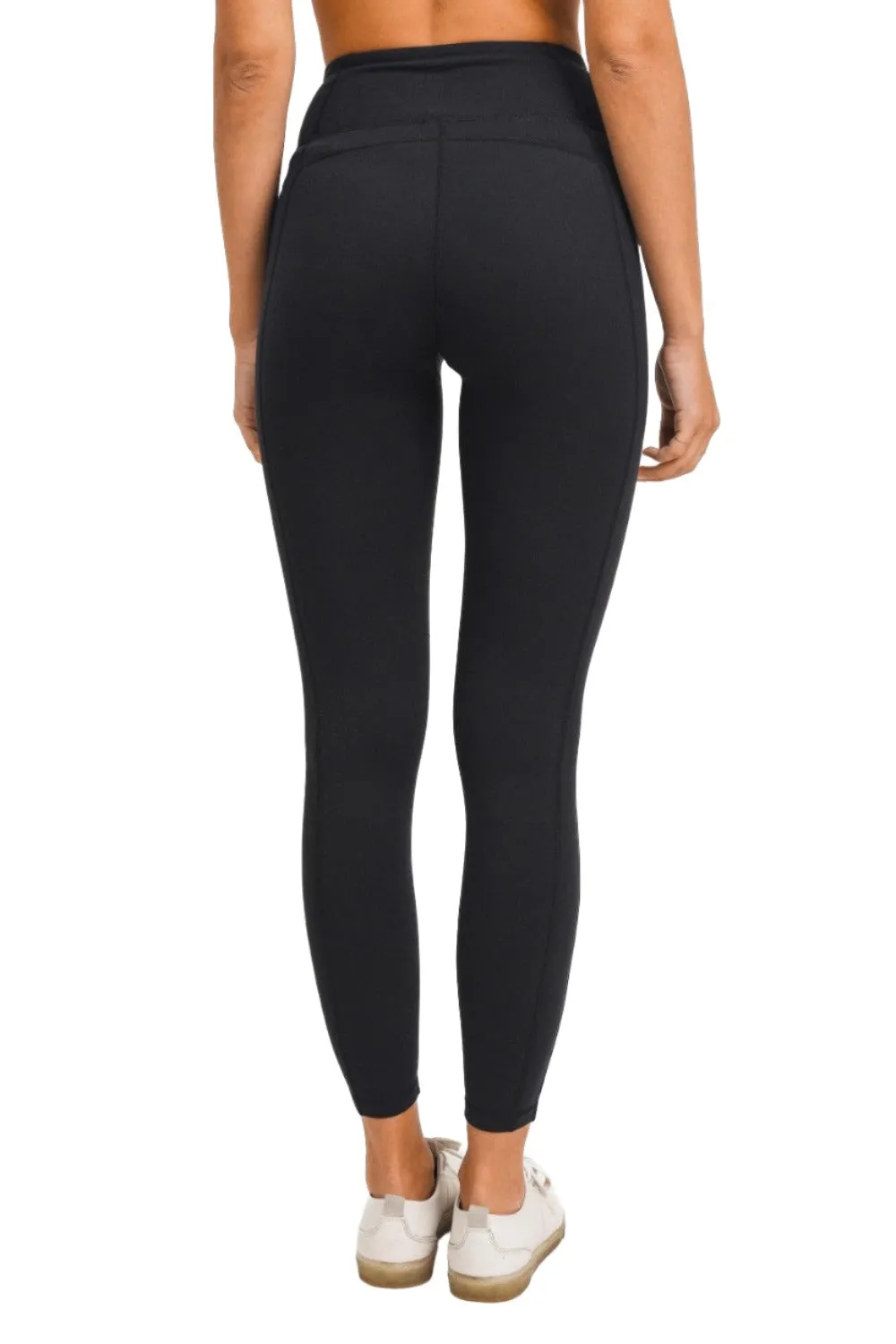 Mono B BRONZE - Side Panel V-Band High Waist Leggings APH-A0326