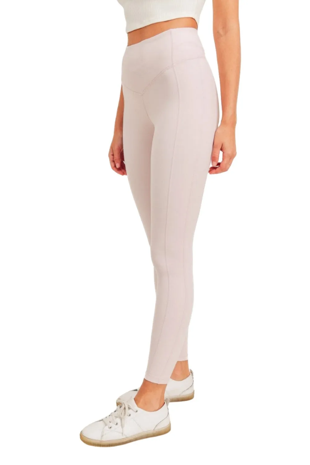 Mono B BRONZE - Side Panel V-Band High Waist Leggings APH-A0326