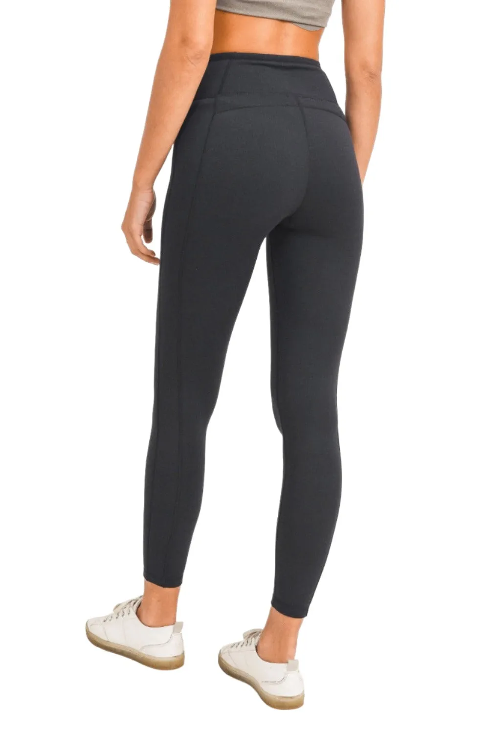 Mono B BRONZE - Side Panel V-Band High Waist Leggings APH-A0326