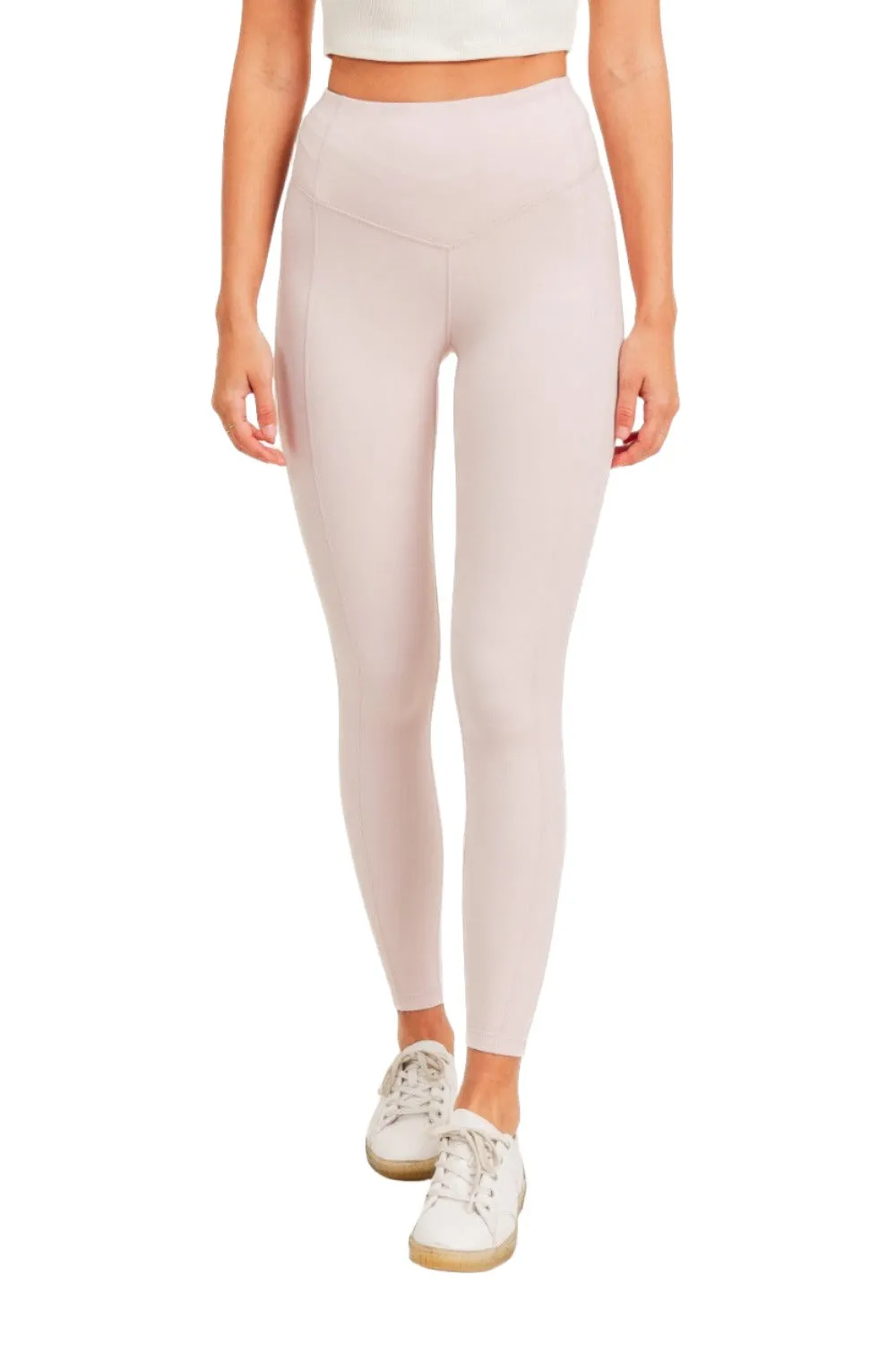 Mono B BRONZE - Side Panel V-Band High Waist Leggings APH-A0326