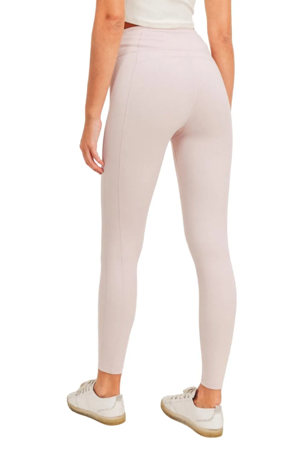 Mono B BRONZE - Side Panel V-Band High Waist Leggings APH-A0326