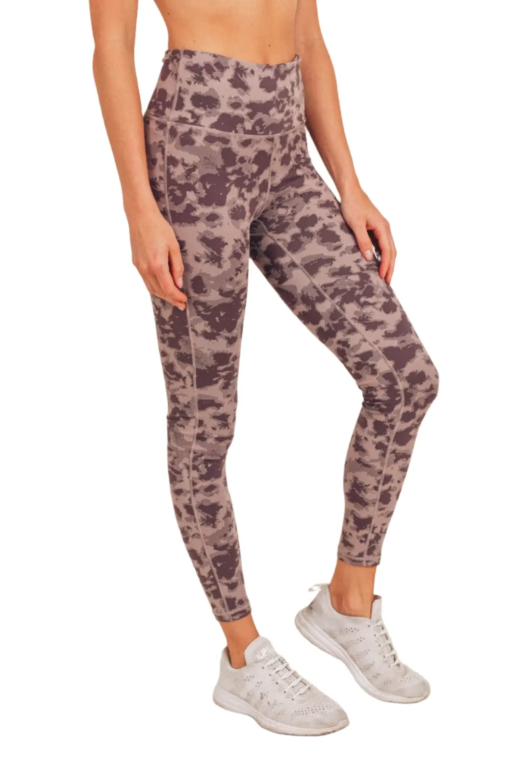 Mono B Textured Spotted  High waist Leggings APH-A075