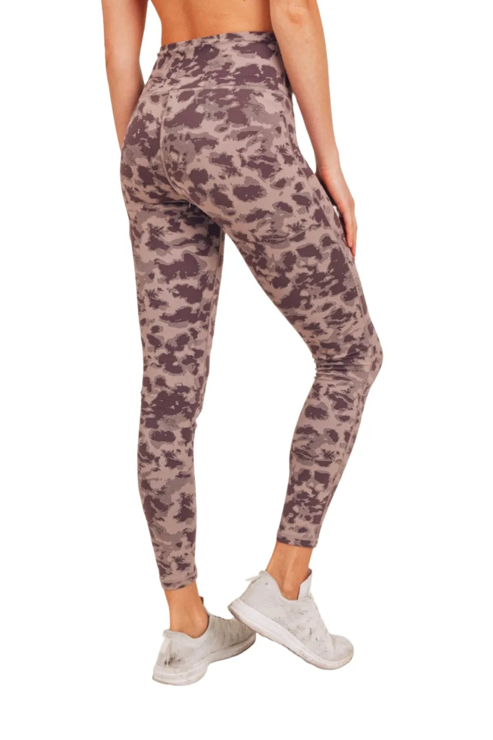 Mono B Textured Spotted  High waist Leggings APH-A075