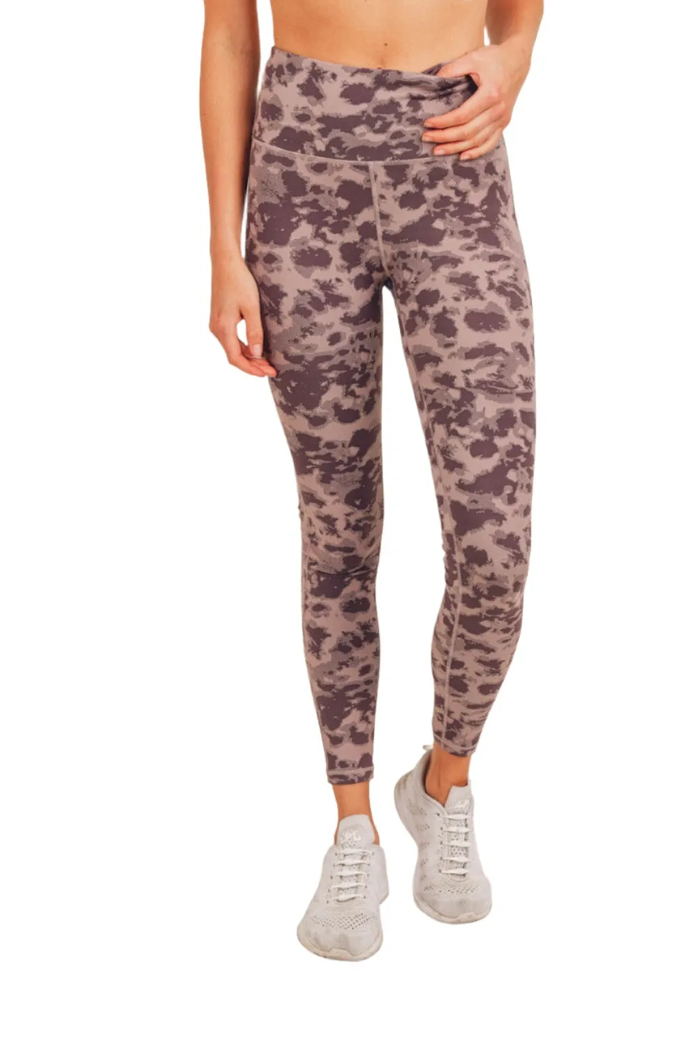 Mono B Textured Spotted  High waist Leggings APH-A075